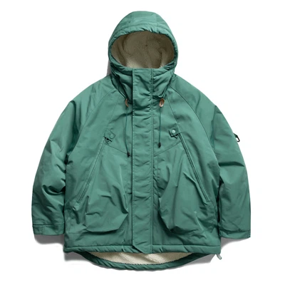 Green Sherpa Lined Jacket