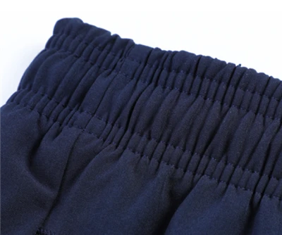 Mens dark navy shorts elastic waist