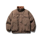 Reversible Check Nylon Puffer Jacket