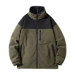 Green Sherpa Fleece Jacket