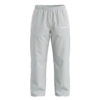 Color Block Nylon Wide Leg Track Pants