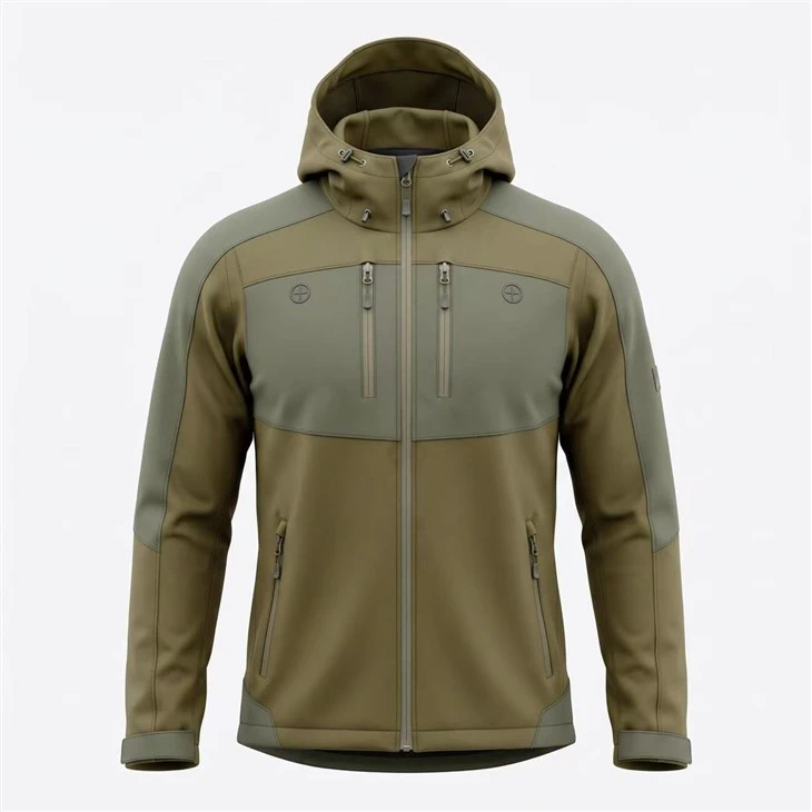 Men’s Color‑Block Reinforced Softshell Jacket