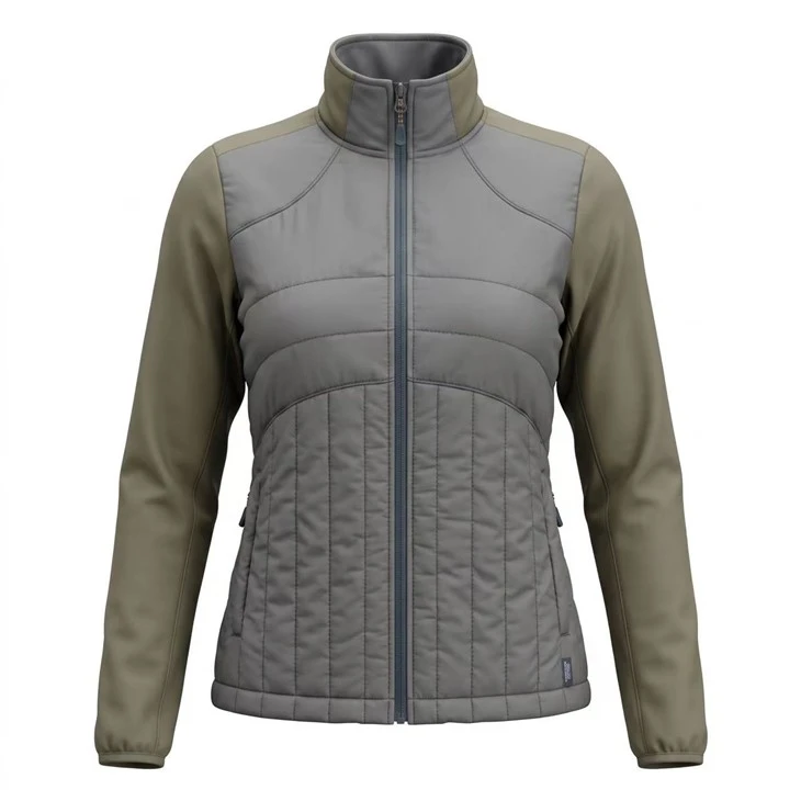 Men's Knitting Woven Quilted Hybrid Jacket