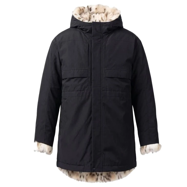 Hooded Faux Fur Lined Custom Parka
