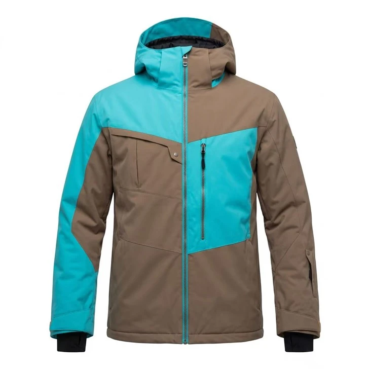 Men's Block Nylon Twill Ski Jacket