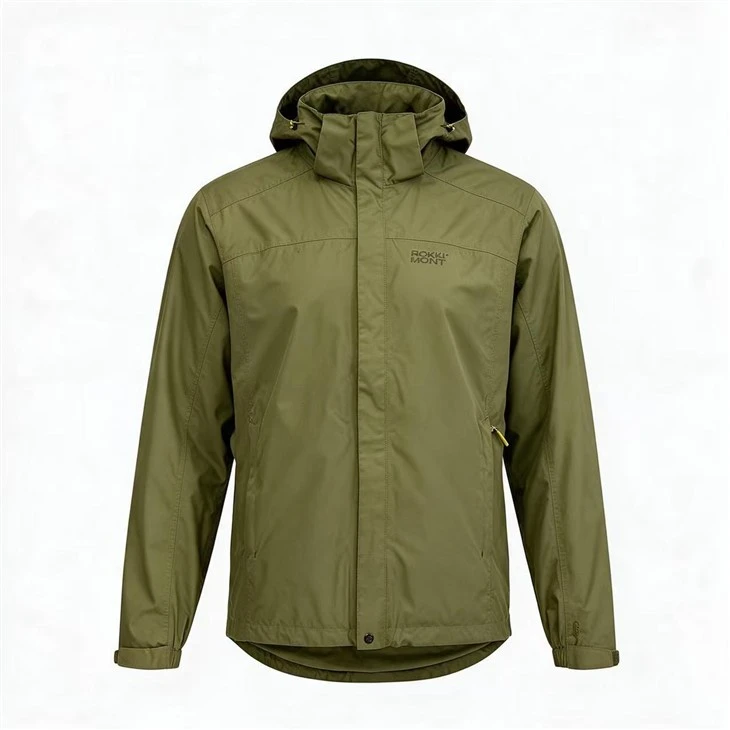Men's Waterproof Hooded Hard Shell Jacket