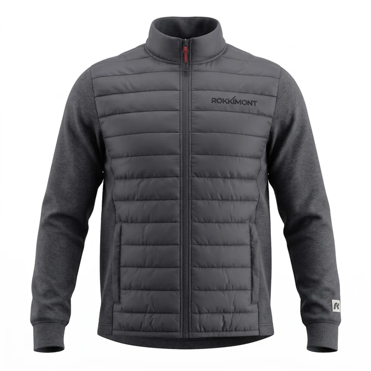 Hybrid Quilted Knit Outdoor Jacket