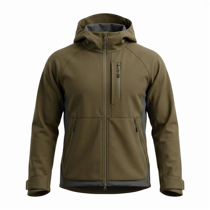 Men’s Two‑Tone Hybrid Hunting Hardshell Jacket