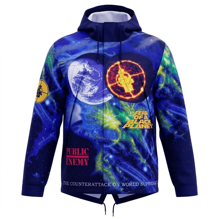 Printed Seam-Taped Hardshell Parka