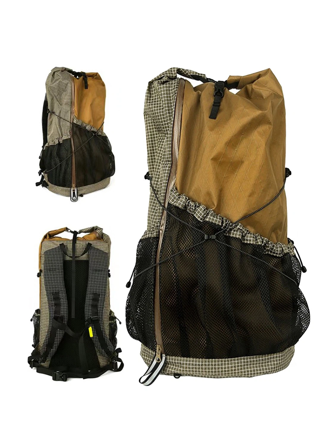Outdoor lightweight travel backpack, camping lightweight hiking mountaineering bag, ultra-lightweight waterproof multifunctional shoulder bag.