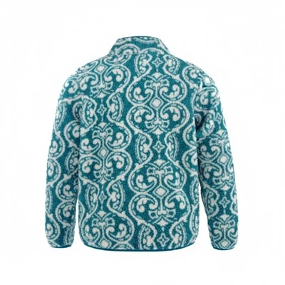 Printed fleece jacket