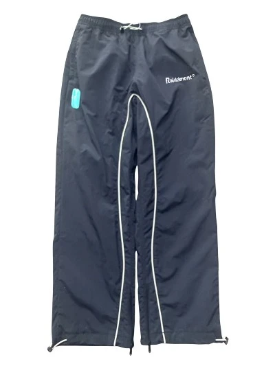 Reflective Piping Nylon Wide Leg Track Pants Reflective Piping Nylon Wide Leg Track Pants