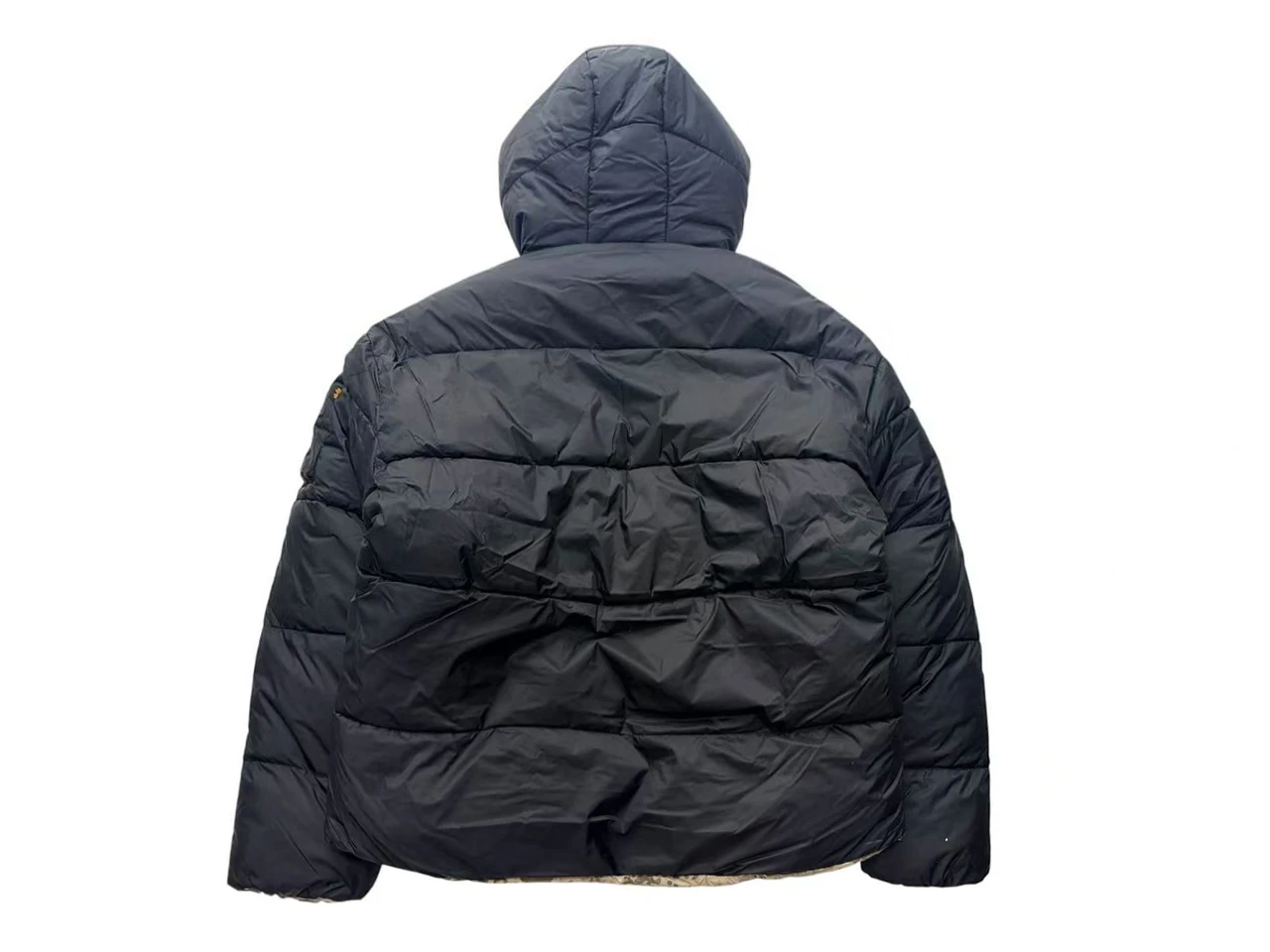 Reversible Men's Hooded Puffer Jacket Reversible Men's Hooded Puffer Jacket