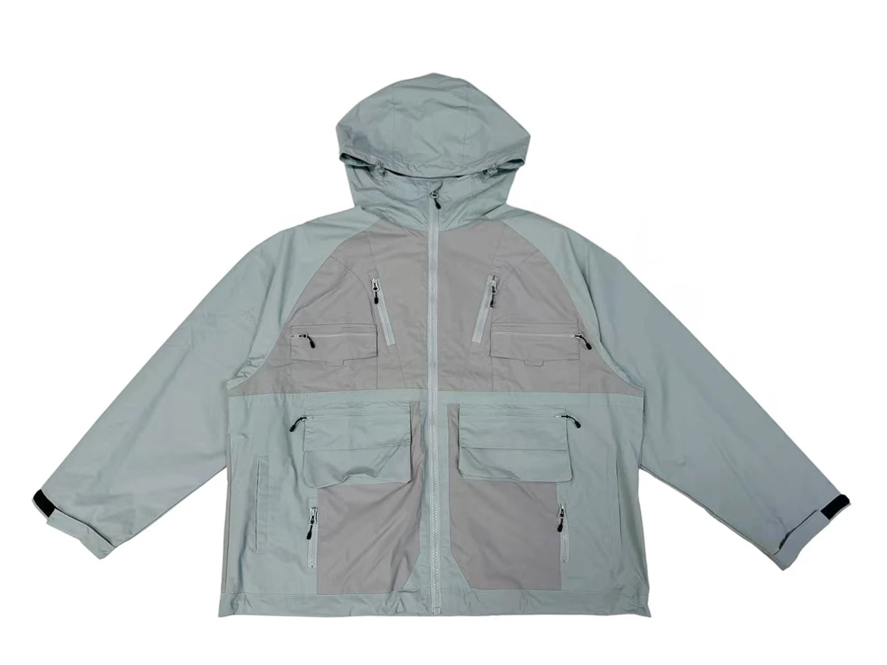 Raglan Sleeve Color Block Outdoor Jacket Raglan Sleeve Color Block Outdoor Jacket