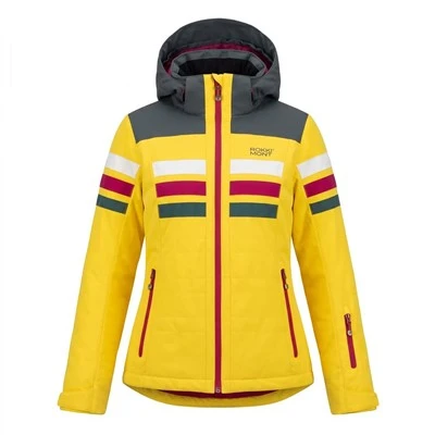 Women's Multi-Stripe Color Block Ski Jacket