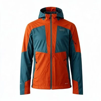 Men's Color Block Waterproof Hard Jacket