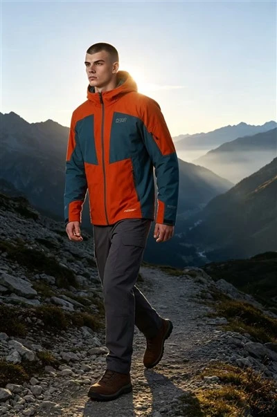Men's Color Block Waterproof Hard Jacket price
