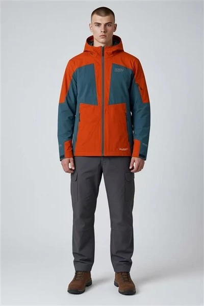 Men's Color Block Waterproof Hard Jacket high quality