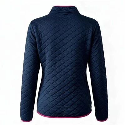Women Quilted Snap Collar Pullover suppliers