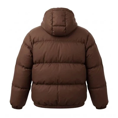 Men's Brown Padded Parka Jacket suppliers