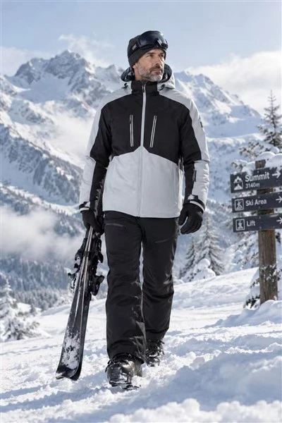 Men's Color Block Nylon Ski Jacket price