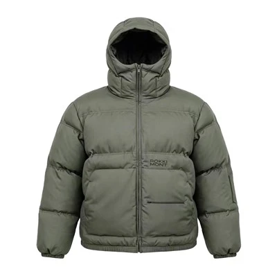 Men's Brown Padded Parka Jacket factory