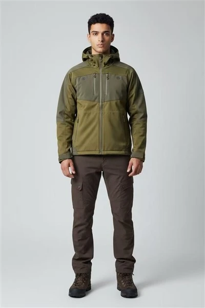 Men’s Color‑Block Reinforced Softshell Jacket high quality