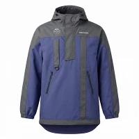 Color Block Half-Zip Hooded Anorak Jacket