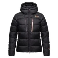 Women's Hooded Down Puffer Ski Jacket