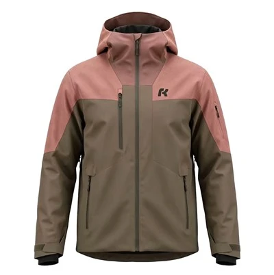 Lemon Green Men's Color-Block Ski Jacket high quality