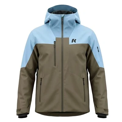 Lemon Green Men's Color-Block Ski Jacket best
