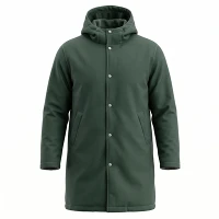 Reversible Long Hooded Parka