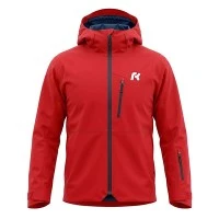 Men's Bright Red Hard Shell Ski Jacket