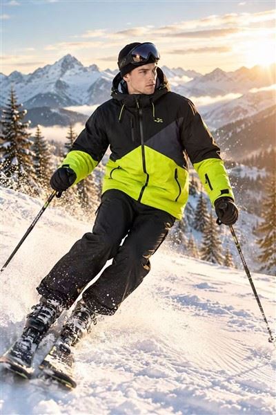 Men’s Color Block Insulated Ski Jacket price