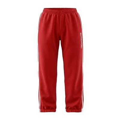 Men's Red Side Stripe Track Pants