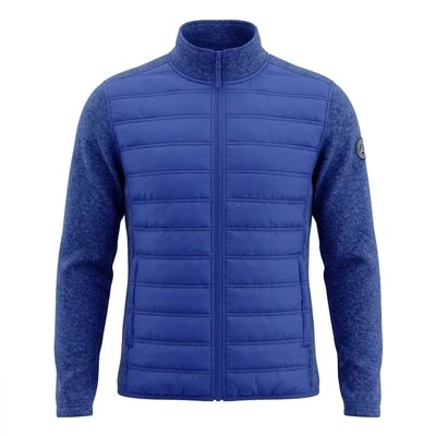 Hybrid Quilted Padded Fleece Mixed Jacket