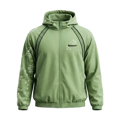 Men's Night Glow Embroidery Track Jacket