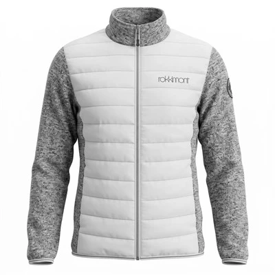 Stand Collar Hybrid Quilted Fleece Jacket