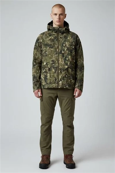 Men's Camo Softshell Hunting Jacket high quality