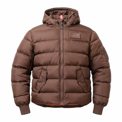 Golden Shiny Puffer Jacket
