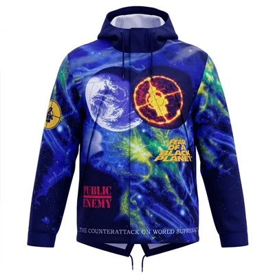 Printed Seam-Taped Hardshell Parka