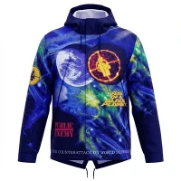Printed Seam-Taped Hardshell Parka