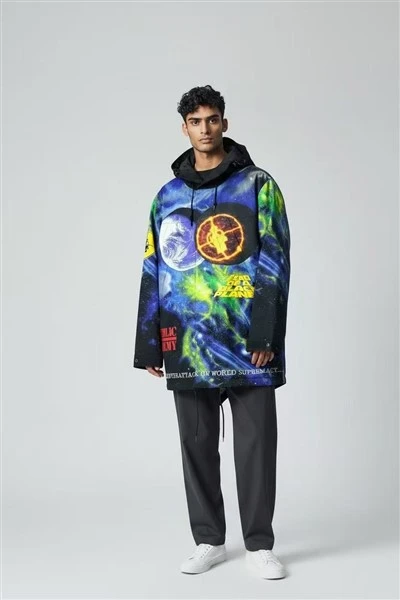 Printed Seam-Taped Hardshell Parka high quality