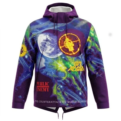Printed Seam-Taped Hardshell Parka factory