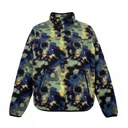 Men's Abstract Printed Fleece Pullover