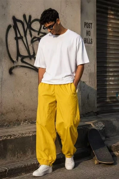 Men's Yellow Track Pant best