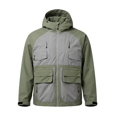 Raglan Sleeve Color Block Outdoor Jacket best
