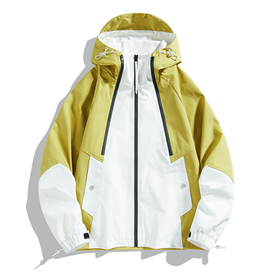 Yellow Off White Windbreaker